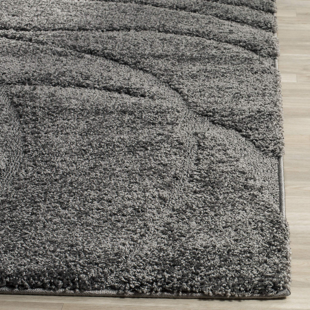 SAFAVIEH Florida Shag Rug 6'x9', Soft Plush Modern Cream & Beige SG471-1113