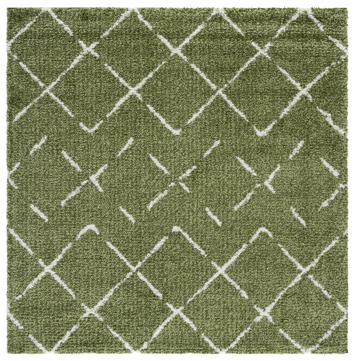 SAFAVIEH Arizona Shag Rug 5'1"x7'6", Soft Plush Ivory & Beige ASG743A