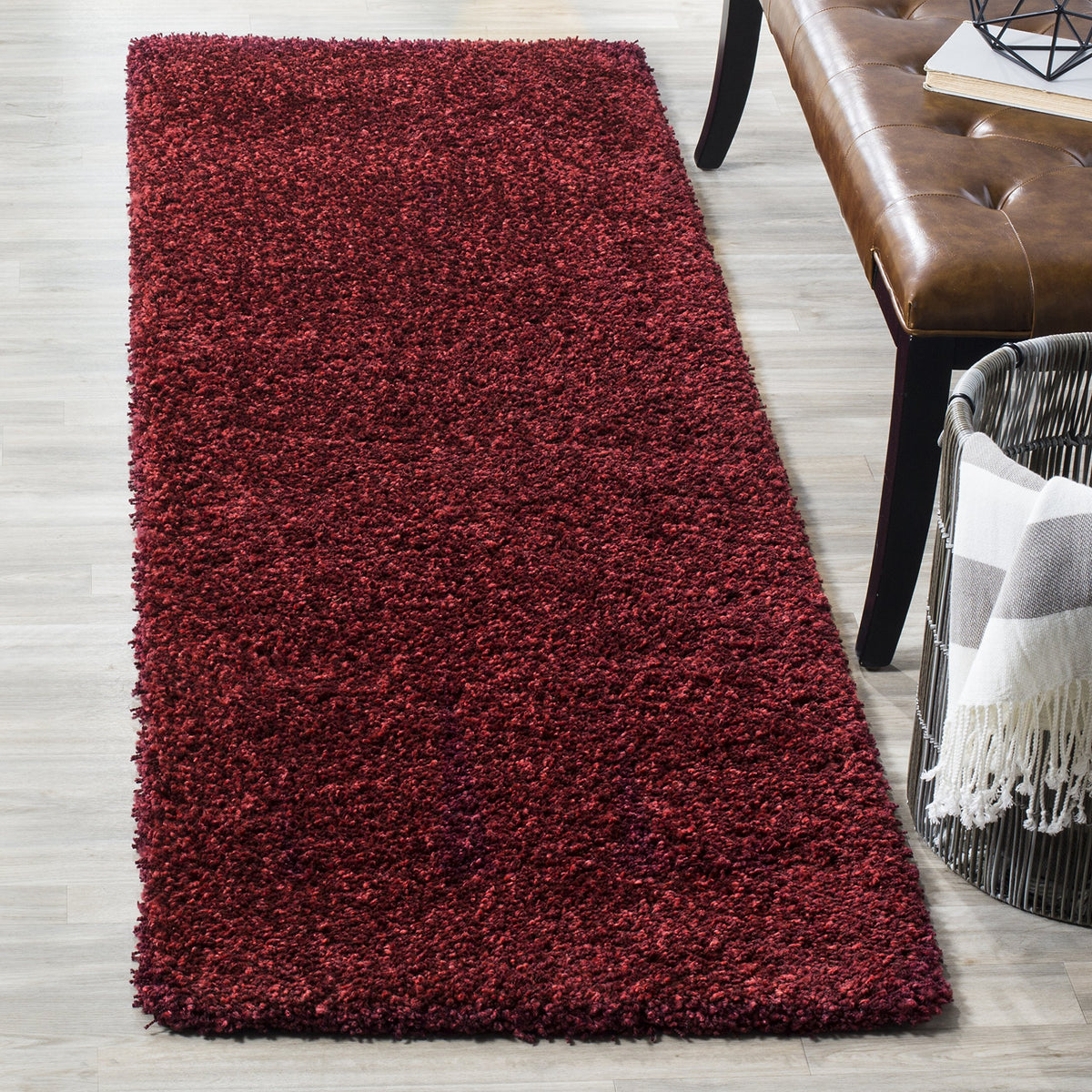 SAFAVIEH Area Rug 8x10 - California Shag Collection - Large - Beige, Non-Shedding & Easy to Clean, Ultra Plush Thick Pile, Ideal for Living Room, Bedroom, Dining Space (SG151-1313)