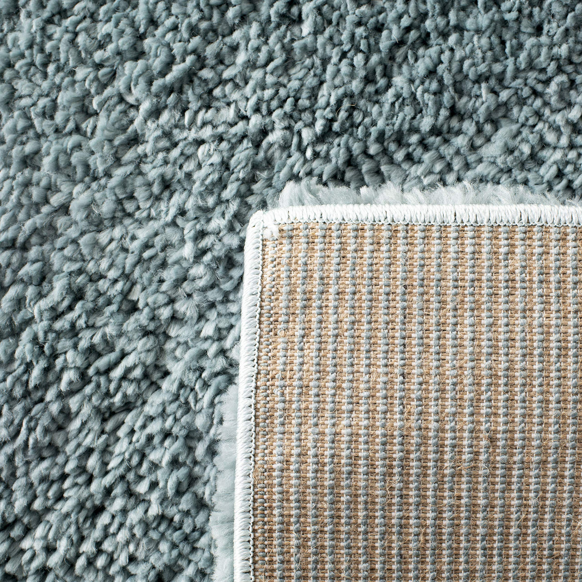 SAFAVIEH August Shag Rug 8'x10', Soft Plush Modern Ivory AUG900C