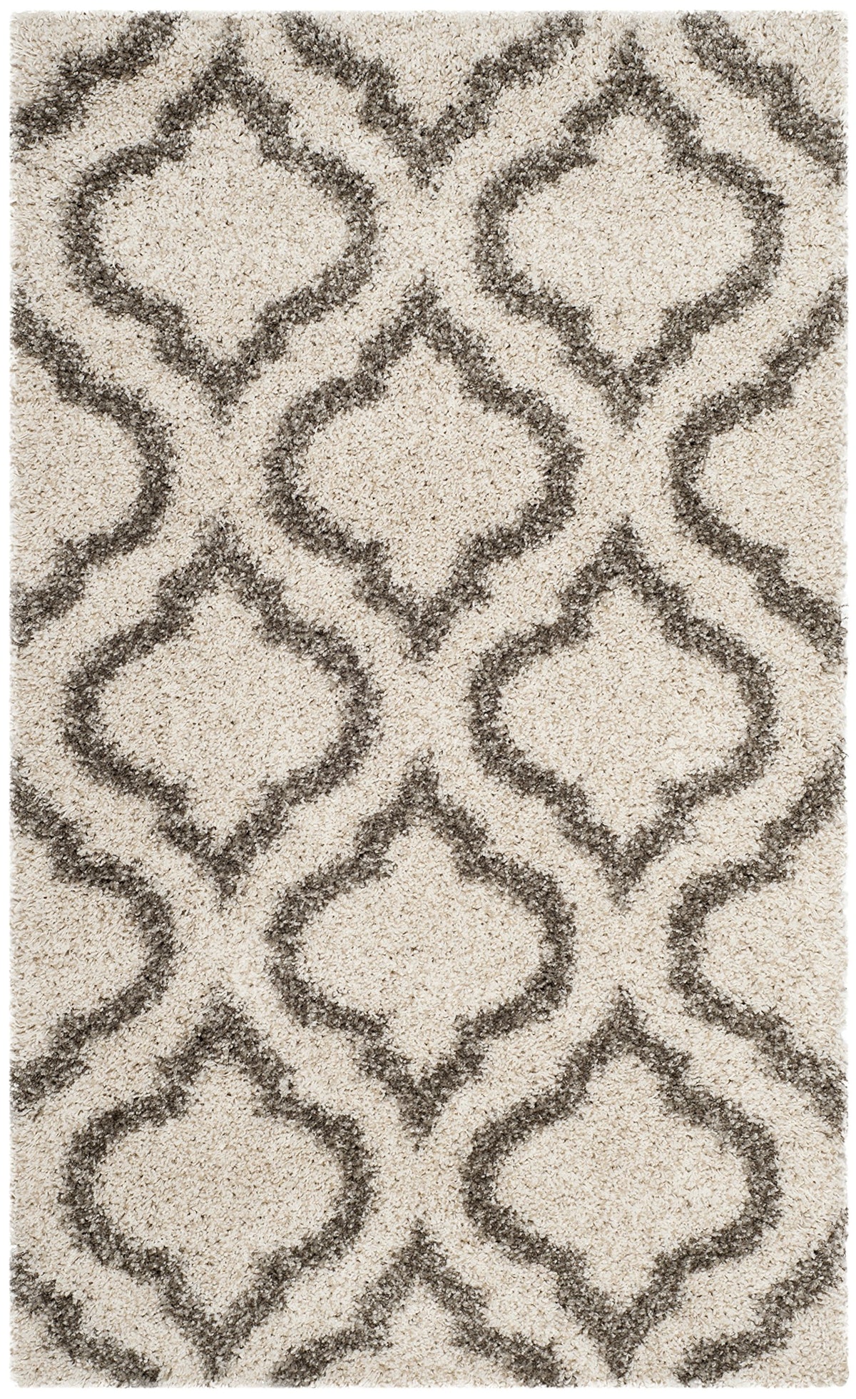 SAFAVIEH Hudson Shag Rug 8x10, Plush Large Multi Ivory & Beige SGH284E