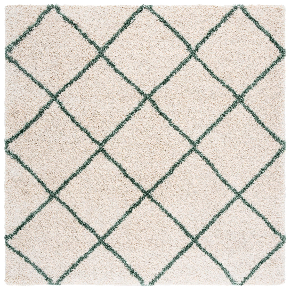 SAFAVIEH Hudson Shag Rug 8'x10', Soft Plush Moroccan Ivory & Beige SGH281D