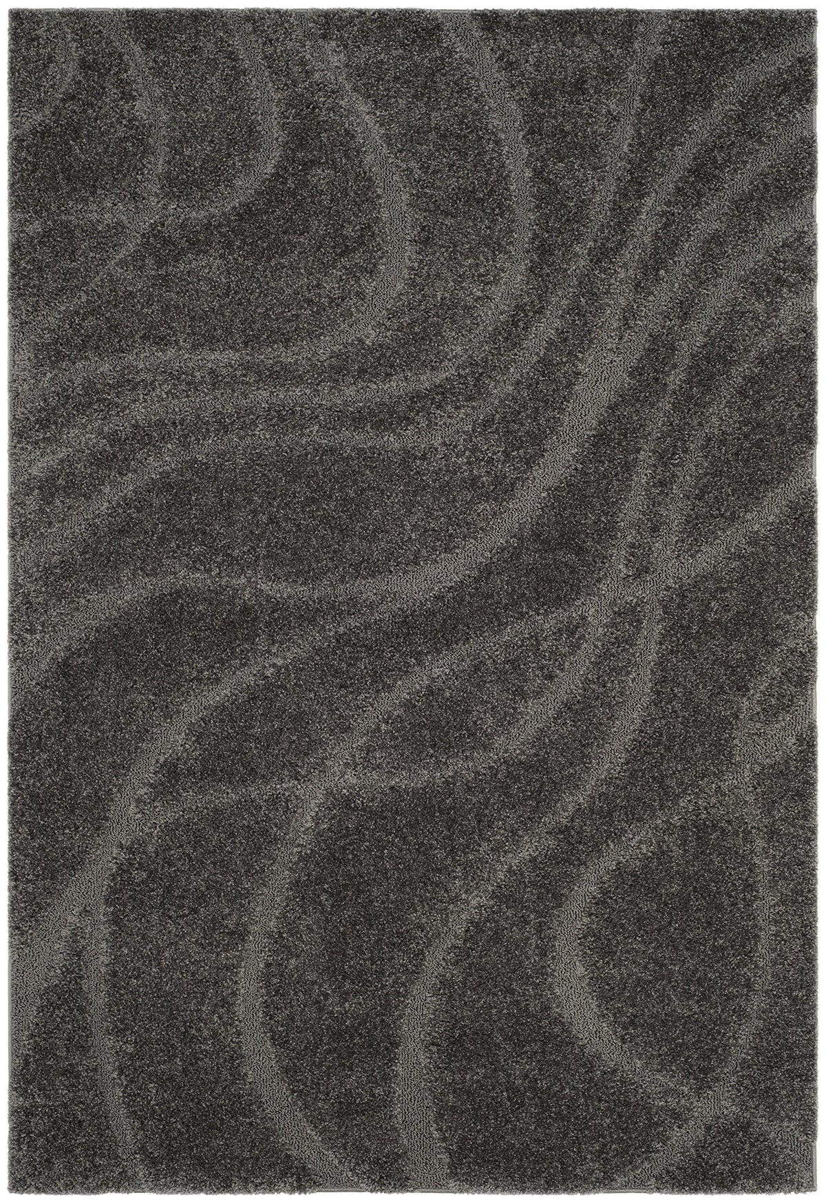 SAFAVIEH Florida Shag Rug 6'x9', Soft Plush Modern Cream & Beige SG471-1113