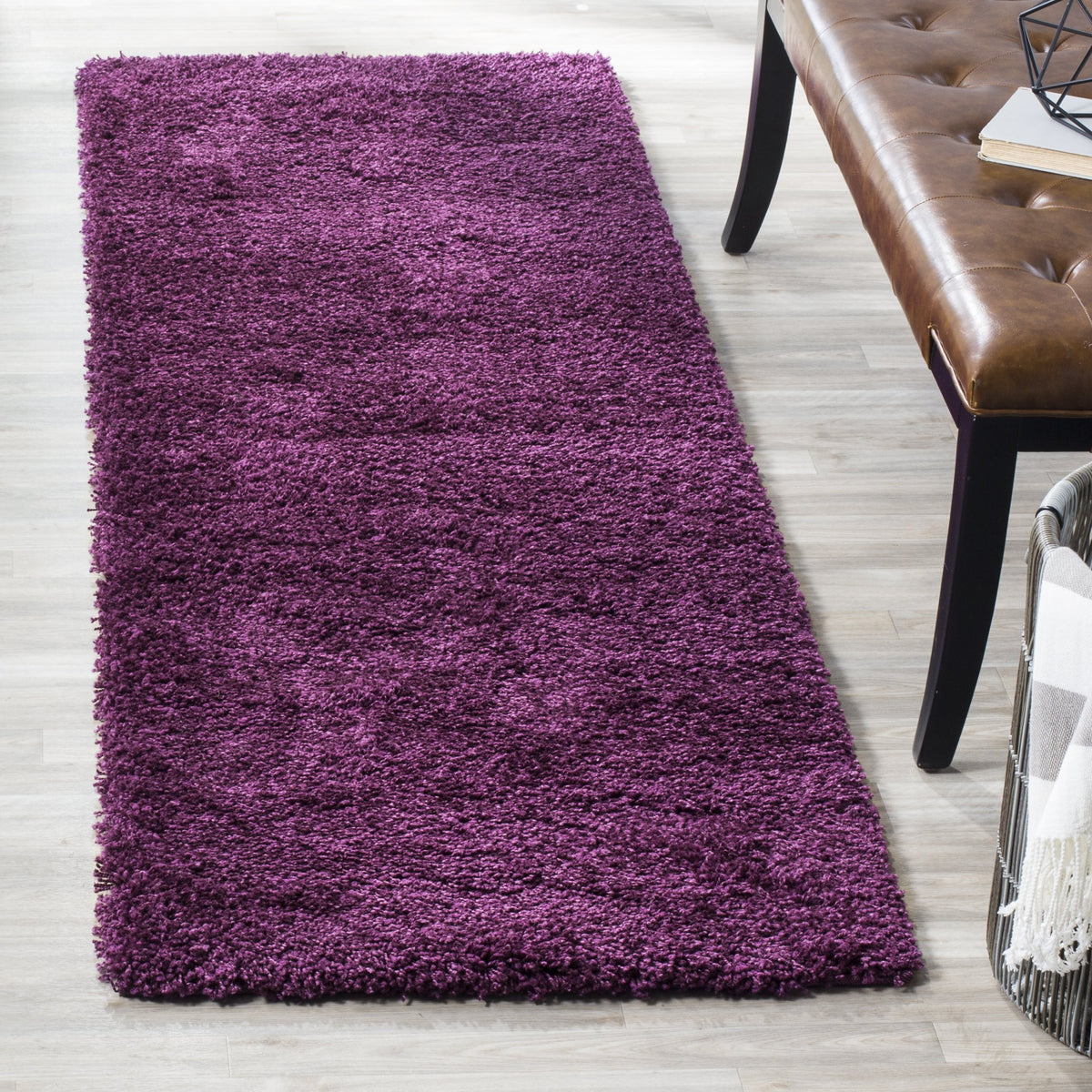 SAFAVIEH Area Rug 8x10 - California Shag Collection - Large - Beige, Non-Shedding & Easy to Clean, Ultra Plush Thick Pile, Ideal for Living Room, Bedroom, Dining Space (SG151-1313)