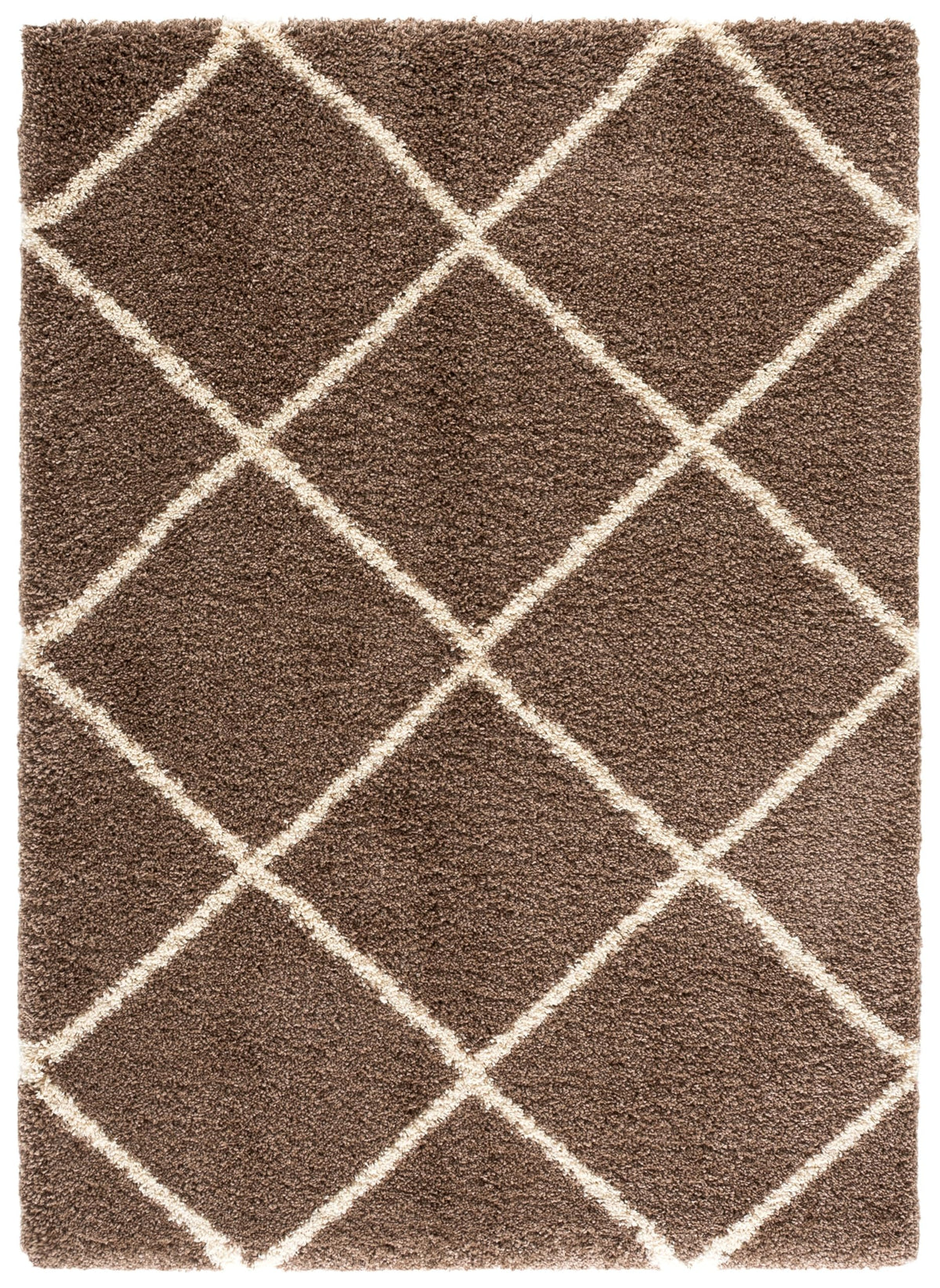 SAFAVIEH Hudson Shag Rug 8'x10', Soft Plush Moroccan Ivory & Beige SGH281D