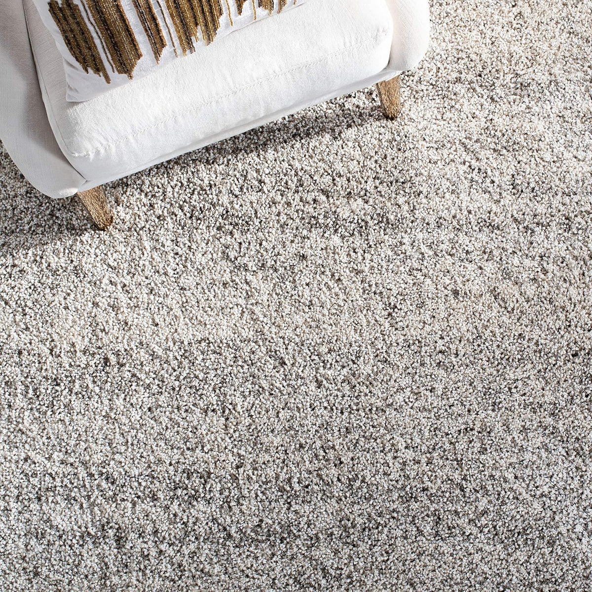 SAFAVIEH Hudson Shag Rug 10x14, Plush X-Large Ivory & Grey SGH295B