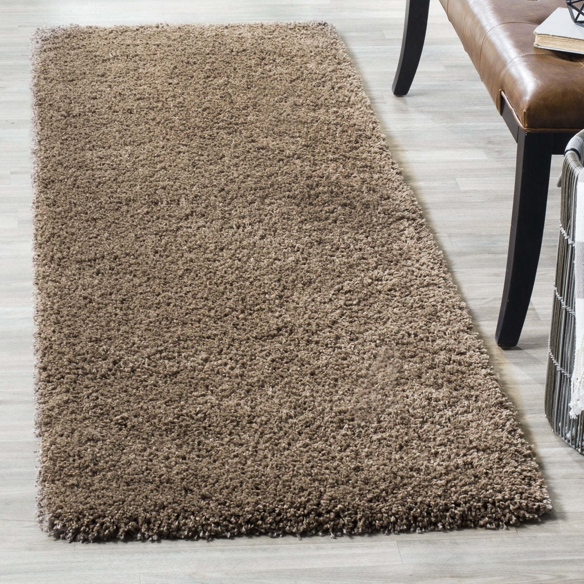 SAFAVIEH Area Rug 8x10 - California Shag Collection - Large - Beige, Non-Shedding & Easy to Clean, Ultra Plush Thick Pile, Ideal for Living Room, Bedroom, Dining Space (SG151-1313)