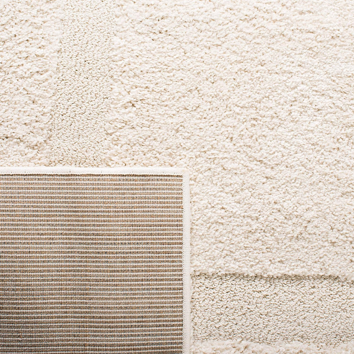 SAFAVIEH Florida Shag Rug 8'x10', Soft Plush Modern Cream SG454-1111