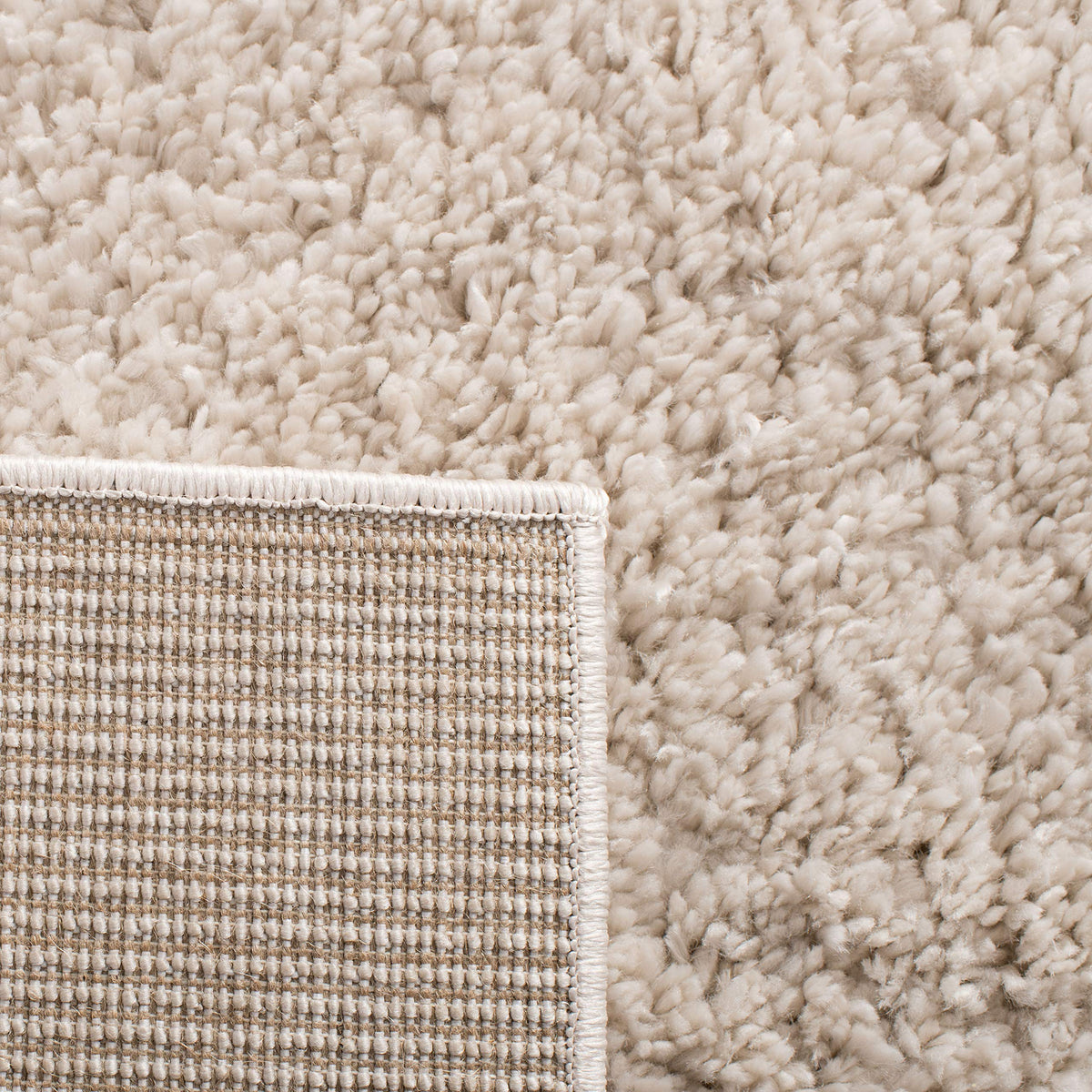 SAFAVIEH August Shag Rug 8'x10', Soft Plush Modern Ivory AUG900C