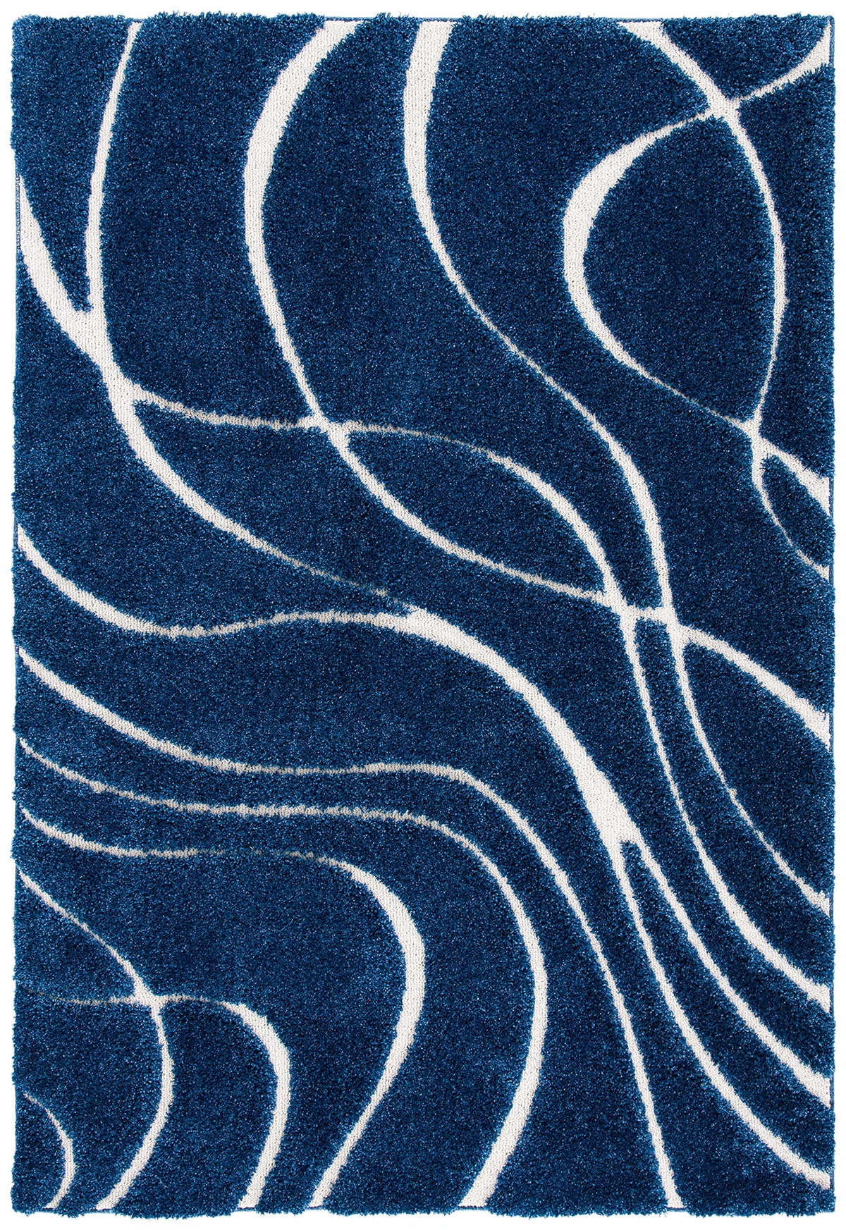 SAFAVIEH Florida Shag Rug 6'x9', Soft Plush Modern Cream & Beige SG471-1113